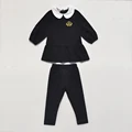 Black set cute girl