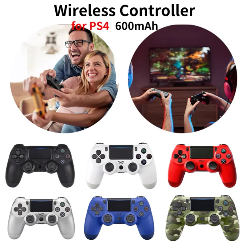 Game Controller For PS4 Slim Pro Joystick Dual Vibration Wireless Bluetooth For PlayStation 5 Joypad PC/IOS/Android