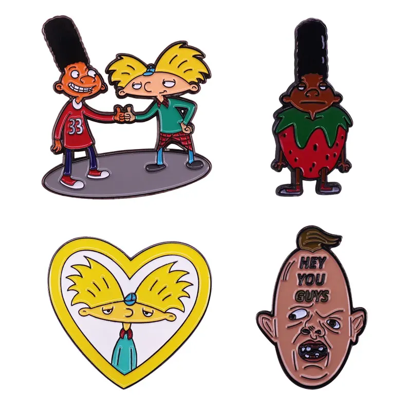 

Interesting Anime Enamel Pins Funny Game Cartoon Lapel Brooch Denim Jacket Backpack Badge Decoration Children Fashion Gifts