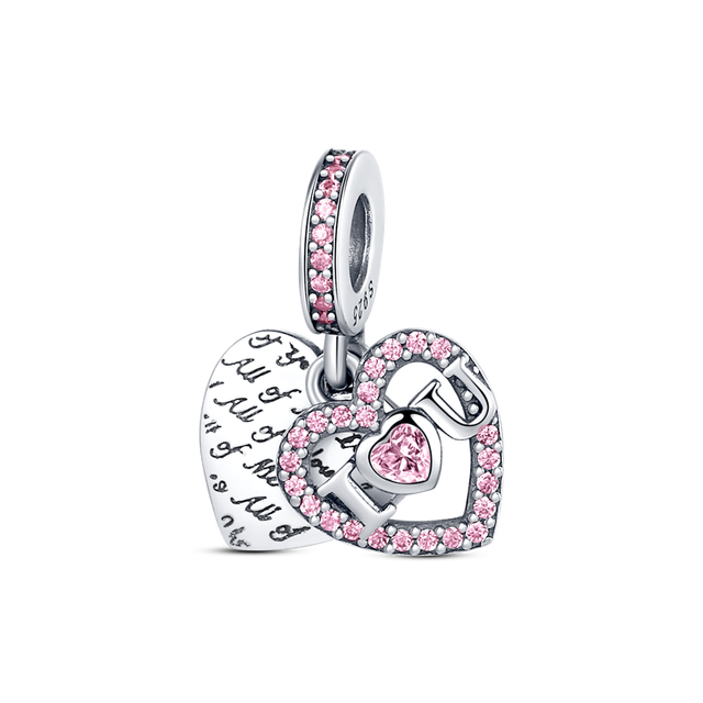 Sterling Silver New charm Fit Original Pandora charm bead Pendant trunk Charm Bracelet Necklace Trinket Diy Women Jewelry