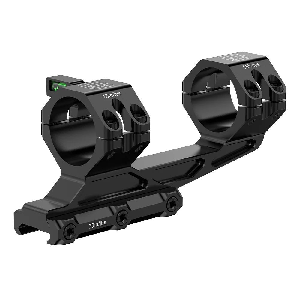 WestHunter Cantilever Picatinny One-Piece Scope Mount with Bubble Level Dual Ring Hunting Rings WH305B (30mm) WH306B (34mm)