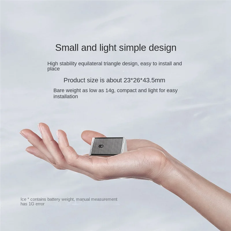 A98Z Water Leak Sensor Flood And Rain Detector IPX7 Waterproof 3 Sensitivity Settings For Home Security Works