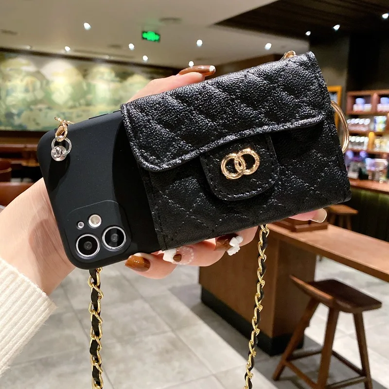 Cute Lanyard Silicone Cover For Samsung X-COVER 5 7 M13 M12 M53 Lovely Cartoon Wallet Case For Galaxy M52 M32 M62 M31 M33 M51_voghion.com