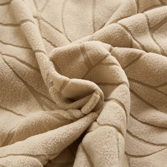 Fodera per poltrona piccola elasticizzata Fodera per sedia da pranzo jacquard a foglia Protezione per sedia curva all-inclusive per la casa delle feste 1/2/4/6 pezzi 3