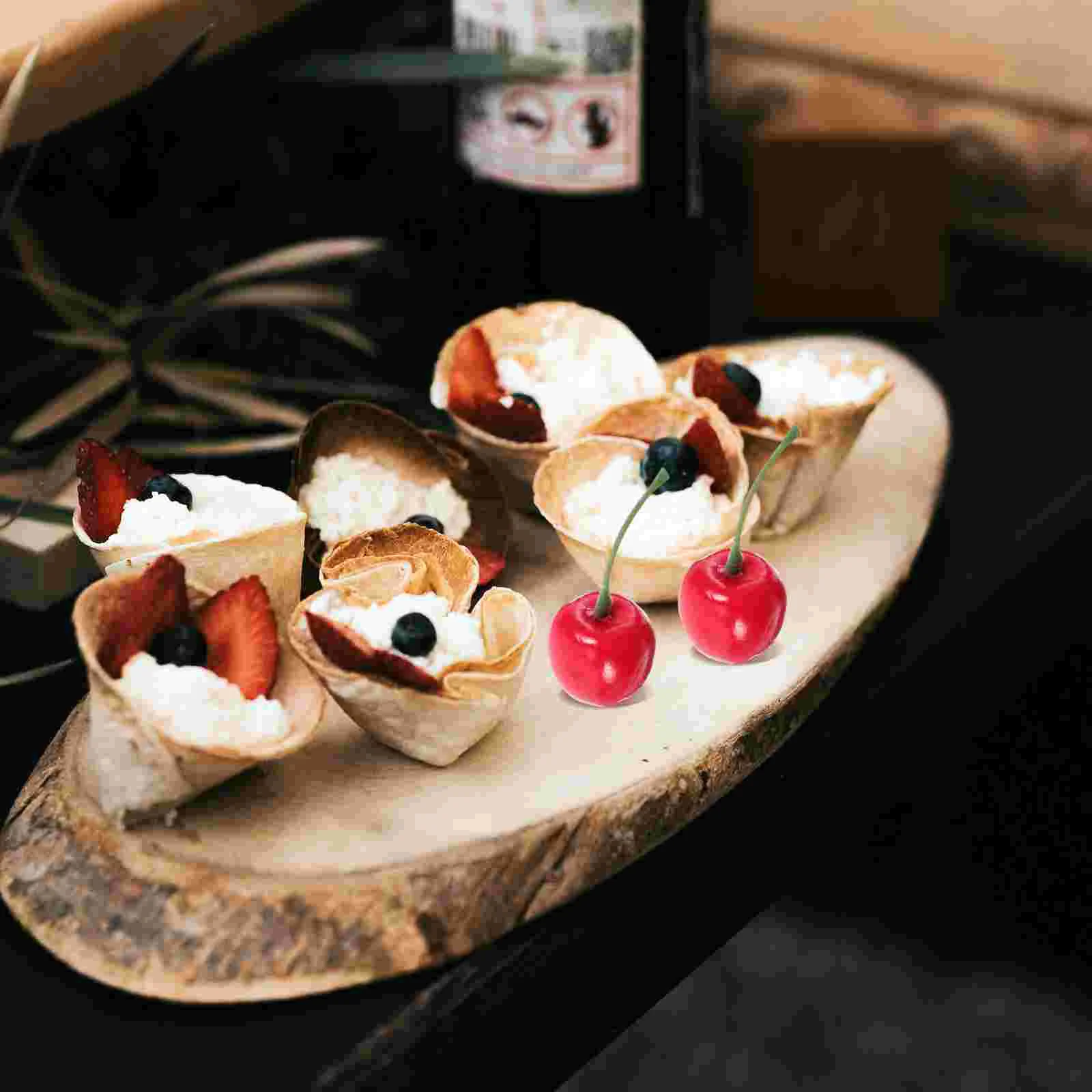 Simulation Fruit Model Artificial Cherries Cherry Cake Topper Accessories Foam Fake Party Decor 20 Pcs artificial fruits and vegetables