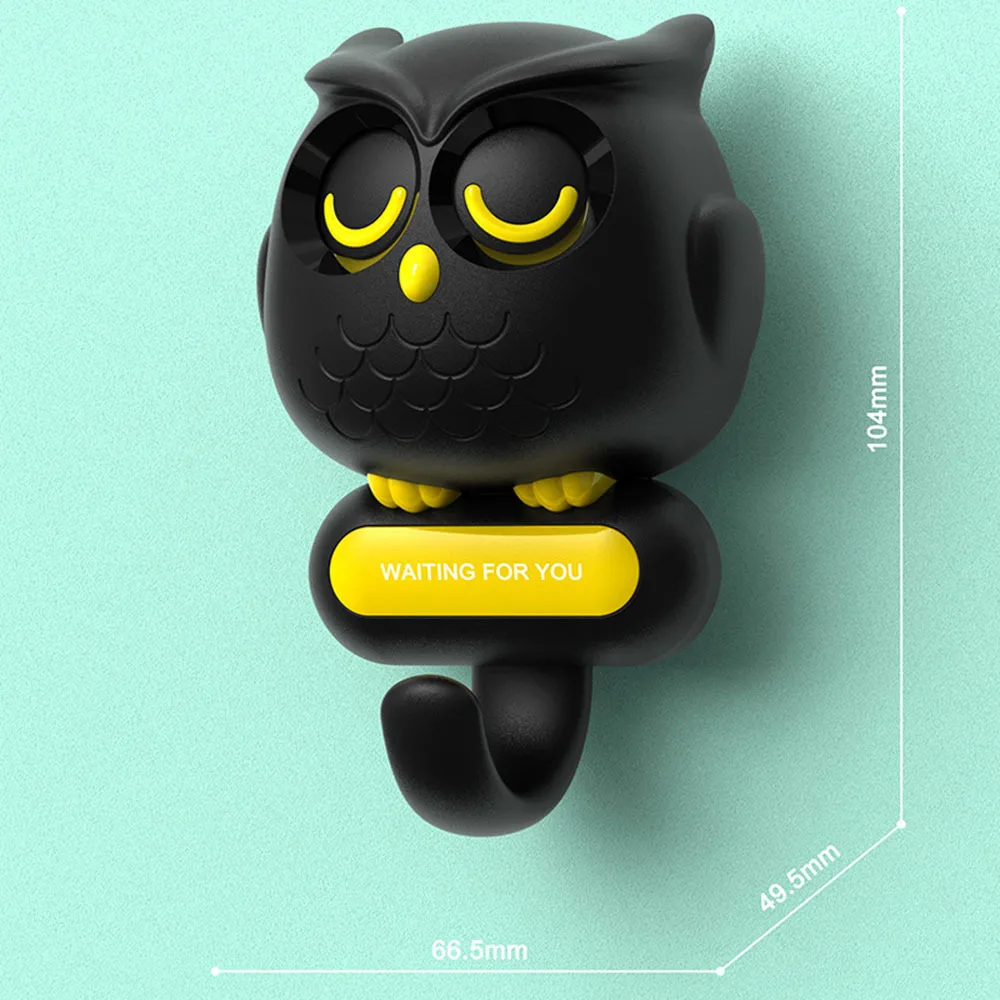 Fashion Blinking Owl-shape Hook Multifunctional Stylish Keychains Hook for Home 2