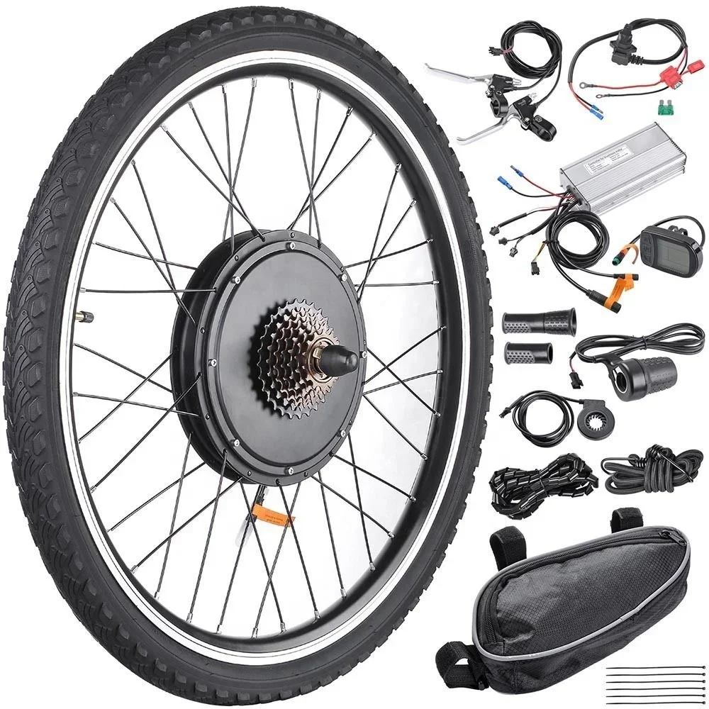 

48V 1000W Electric Bike Conversion Kit with Optional Lithium Battery