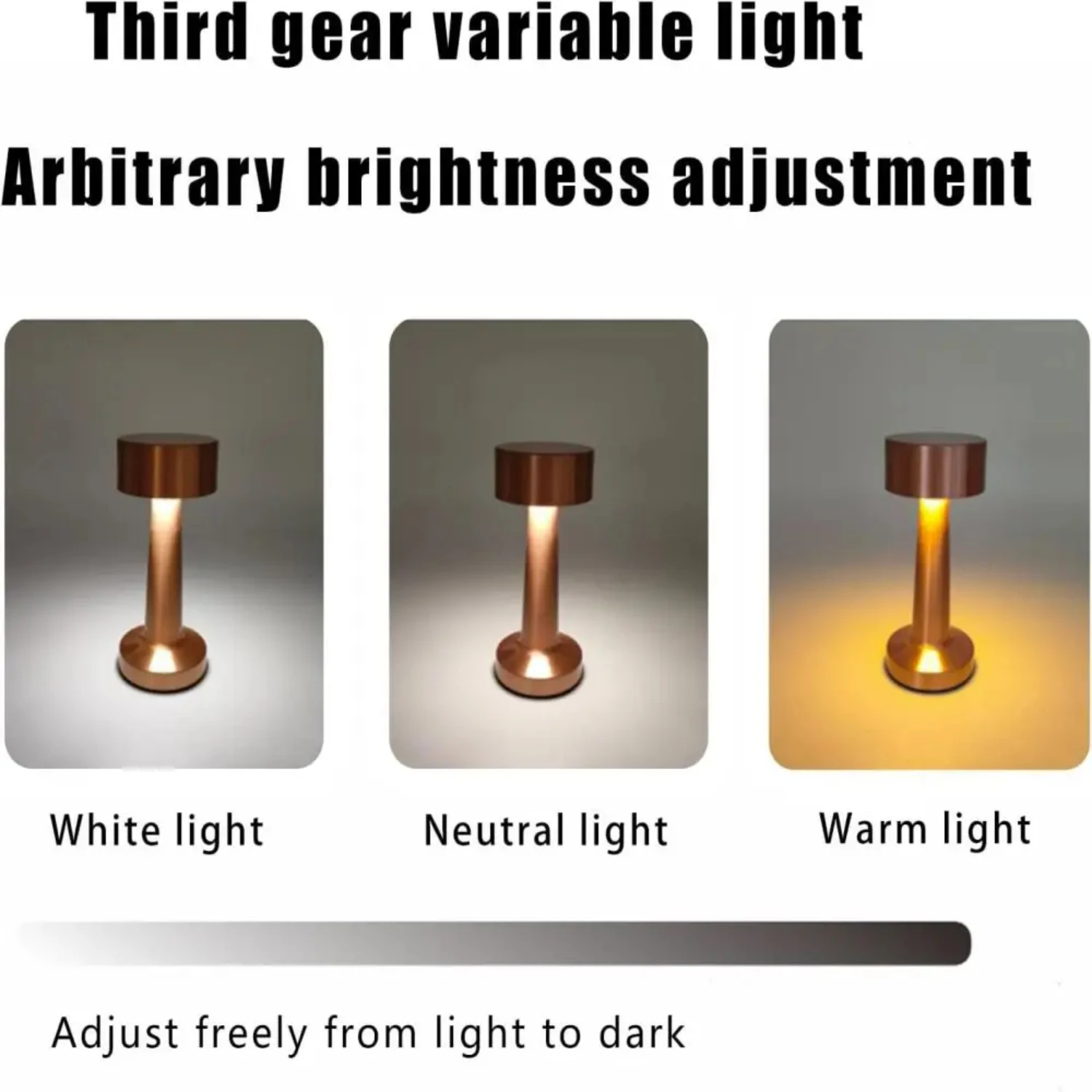 Night Light USB Rechargeable LED Lamp 4