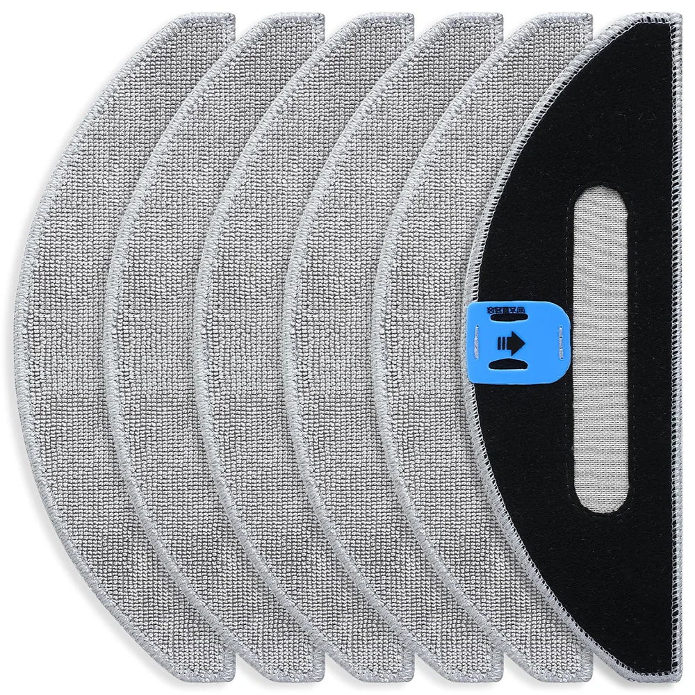 Washable Mopping Pads - Replacement Mop Cloths for Robot Vacuum Cleaners