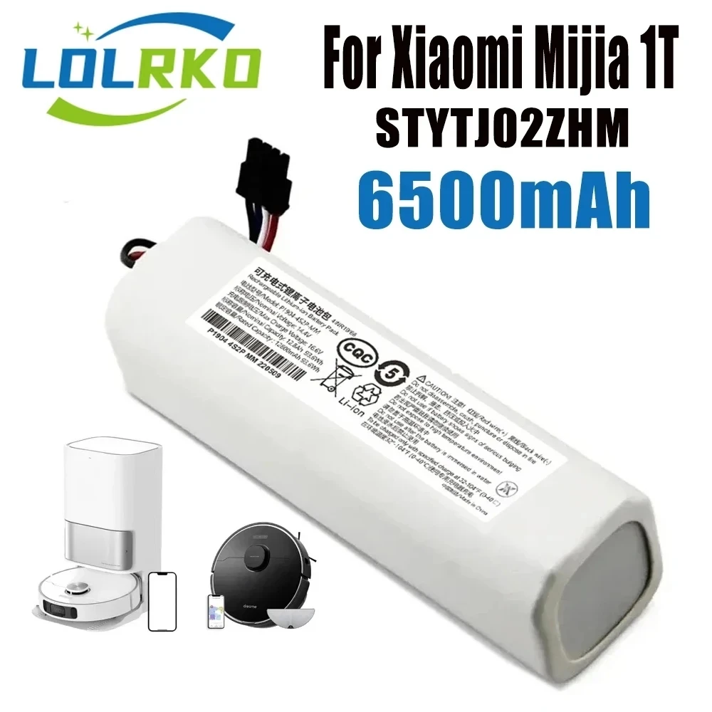 

Сменная батарея 14,4 В 6500 мА/ч Φ для робота-пылесоса Xiaomi Mijia Mi 1T STYTJ02ZHM