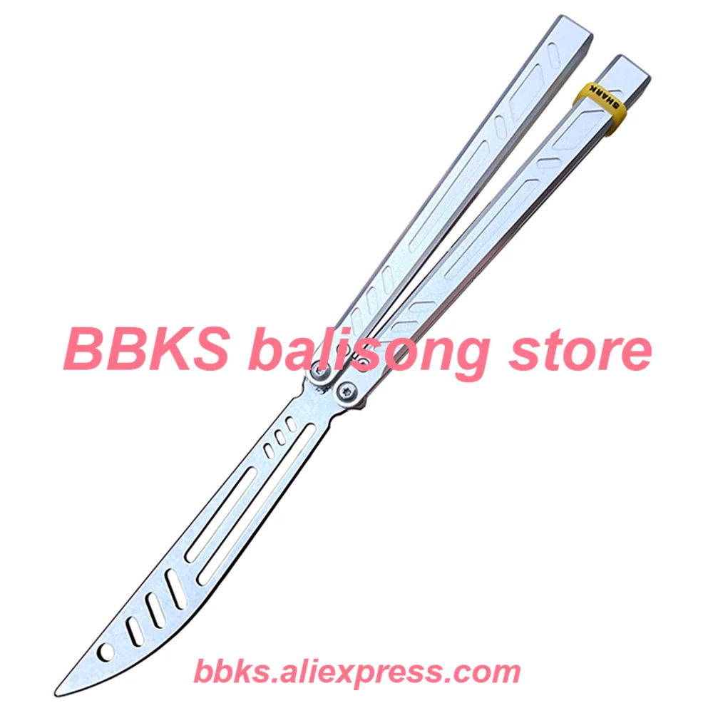 ARMED SHARK Barebones Clone Balisong Butterfly Trainer Knife Aluminum  Channel Handle Bushings System Outdoor Safe EDC - AliExpress