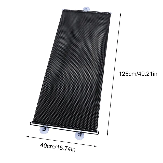 Szívócsésze Redőnyök Puszta Fekete Függöny Kis Henger Pvc Műanyag Fólia Baba Autó Árnyékos Csecsemők - Image 5