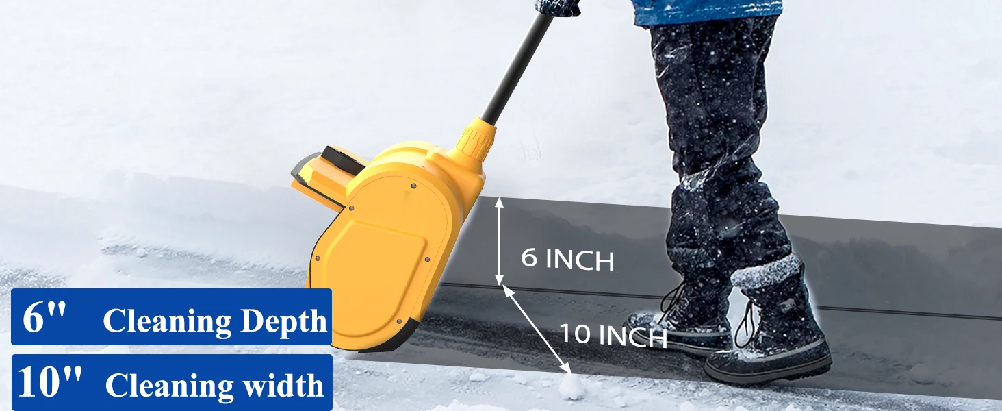 Power tools Electric Snow removal machine Snow blower sweeper outside Snow plow