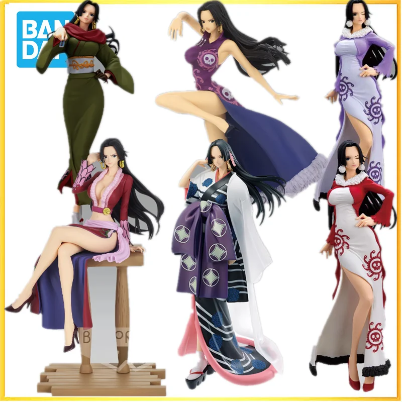 

In stock Bandai Optical Factory One Piece Shining Charm Qiwuhai Empress Boya Hancock Hand-made Scenery Collection