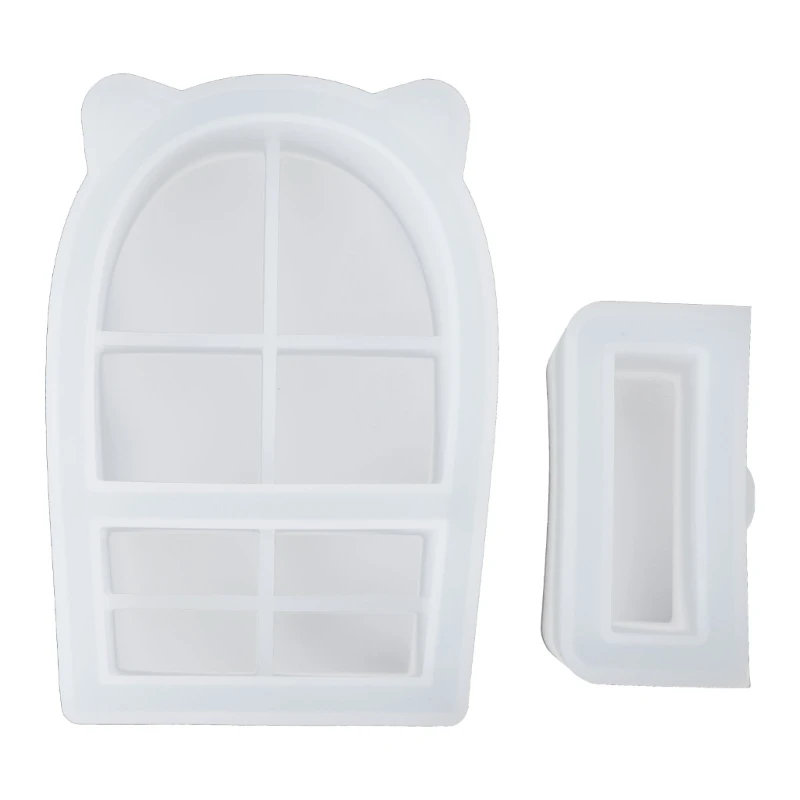 

Cat Ears Drawer Container Molds Jewelry Storage Box Silicone Mold for DIY Epoxy Resin Trinket Rings Holder Home Decor