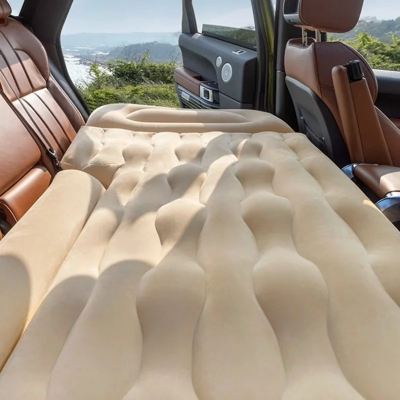 SUV Car Air Inflatable Travel Mattress Bed Universal for Back Seat Multi functional Sofa Pillow Outdoor Camping Mat