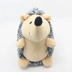 Popular Plush Hedgehog Toy for Pets - Sound - Activated and Chew - Resistant (Black)