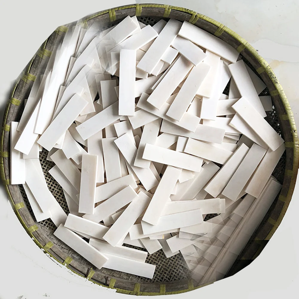 

10 шт./лот 20x20 мм DIY Ручная работа кость буйвола лист маленький кусок кости быка Ручка ножа материал аксессуары