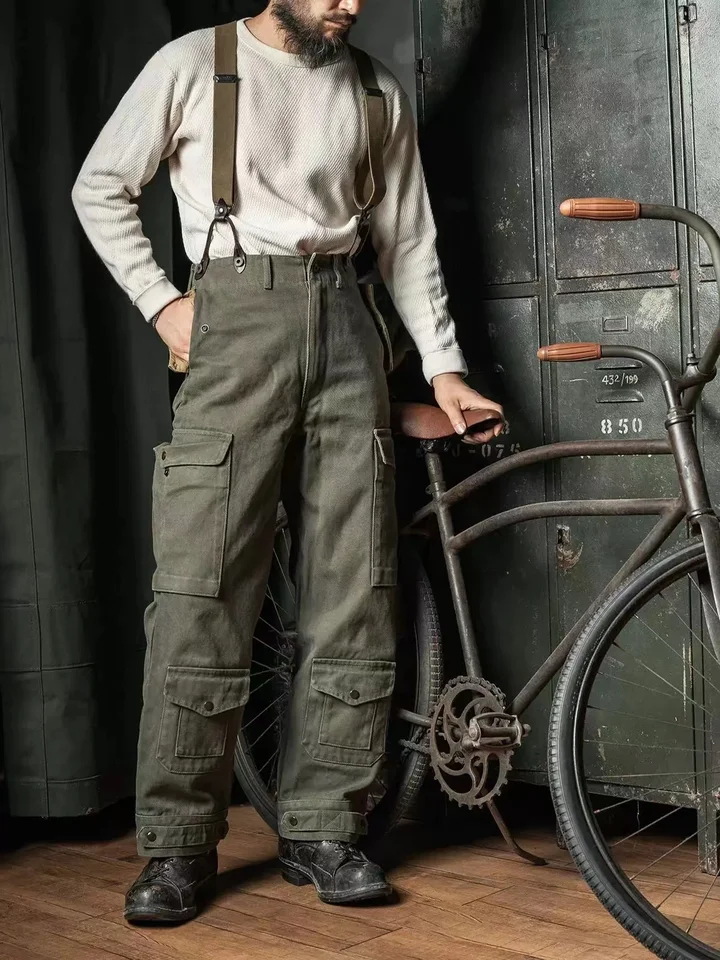 Rugged Bronson USAF Flying Suspenders 6790A/B Elastic X Back