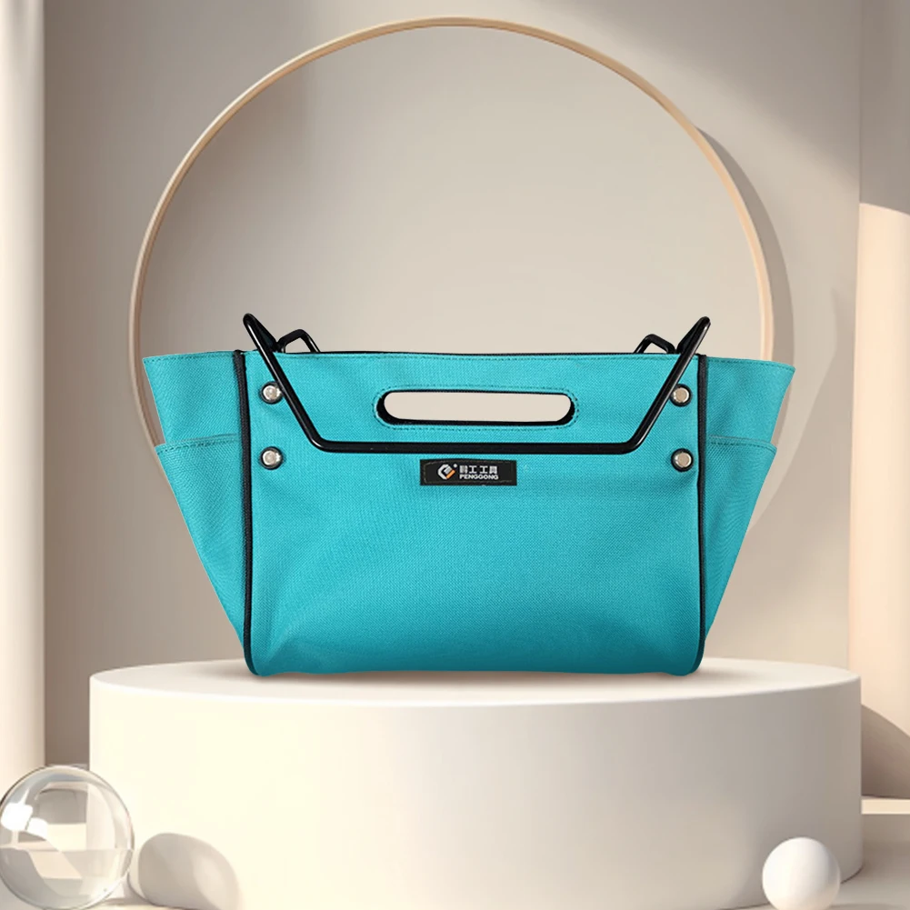 Telescoping Ladder Tool Bag Tool Hanging Bag Multifunctional Oxford Cloth Portable Storage Bag for Carpenter Plumber Electrician