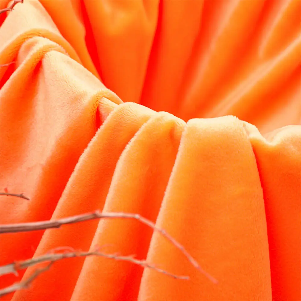 75*45cm Solid Color Short Plush Polyester Fabric Soft Diy Handmade Sewing Toy Dolls Cloth Cushion Sofa Blanket Textile Material