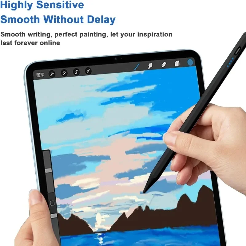 Magnetic Stylus Pens For Samsung Galaxy Tab A9 A9+ S9FE FE+ S9+S8+S7+S7FE S6lite A7 A8 A7lite Rechargeable Tilt Sensitivity Pen stylus pen touch pen writing pen