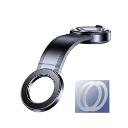 Magnetic Car Phone Holder with Bendable Adjustable Angle (Black)
