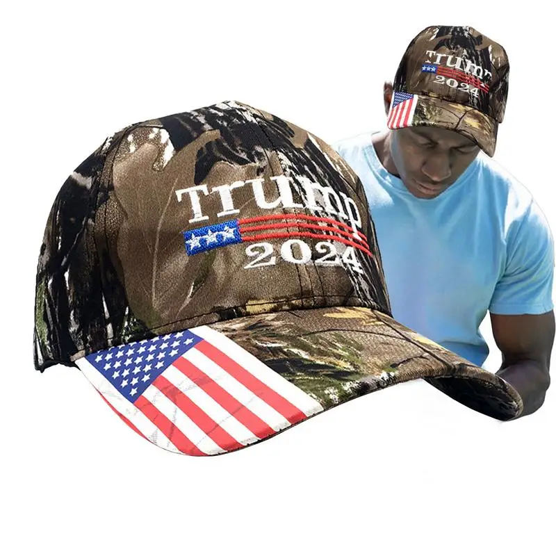 

Trump Caps For Men 2024 Unisex Trump Hats Baseball Cap Embroidered American Flag Trump Trucker Hat Baseball Hats Adjustable Caps