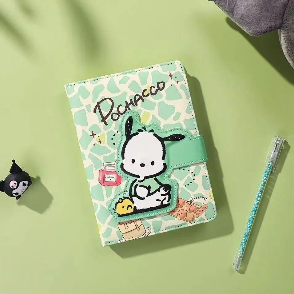 

Cute Sanrio Hello Kitty Kurome Notebook Cartoon Magazine Coloring Page pu Study Notebook Diary Office Agenda Planning Paper Gift