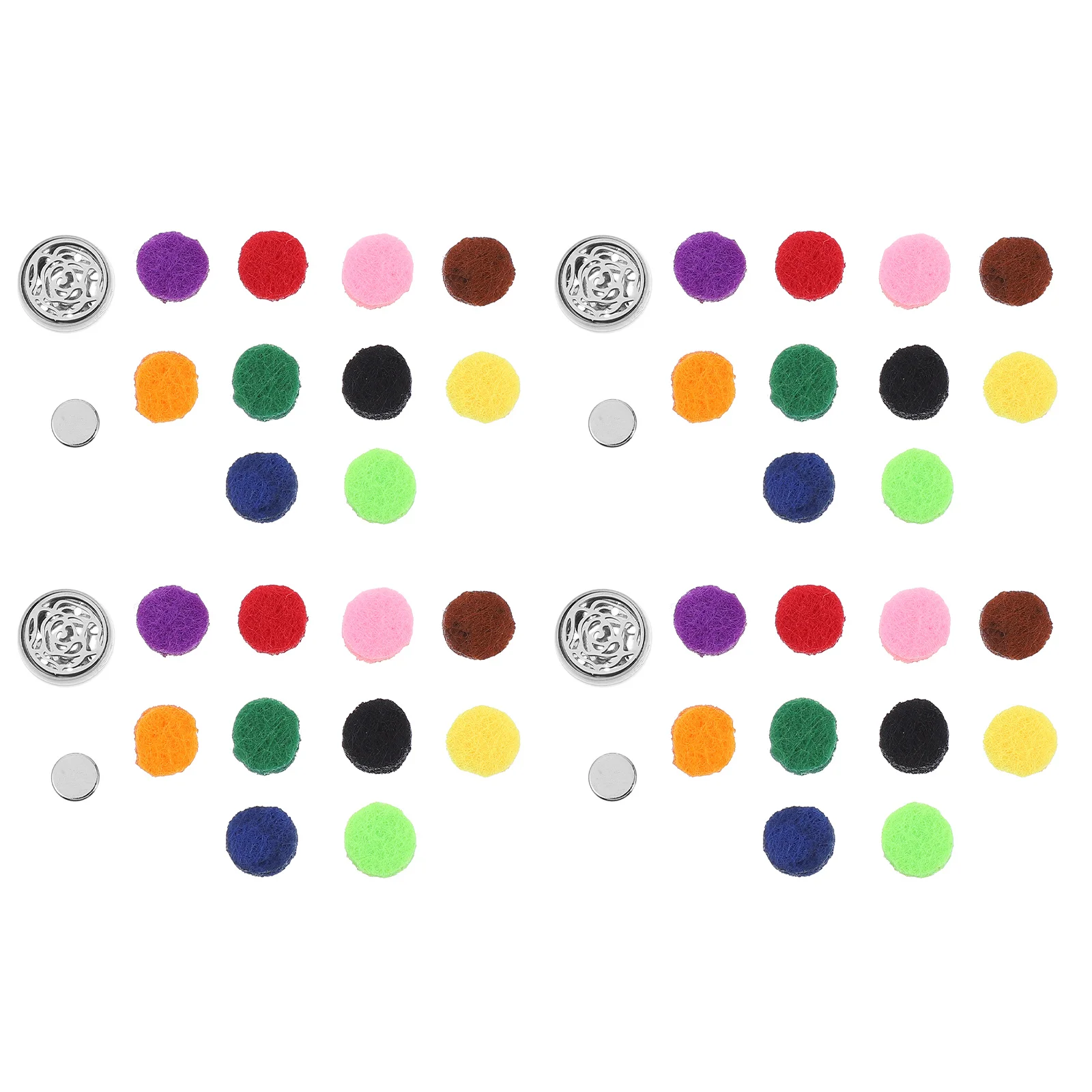 

4 Sets Aromatherapy Mask Clip Fresh Breathing Outdoor Mask Accessory