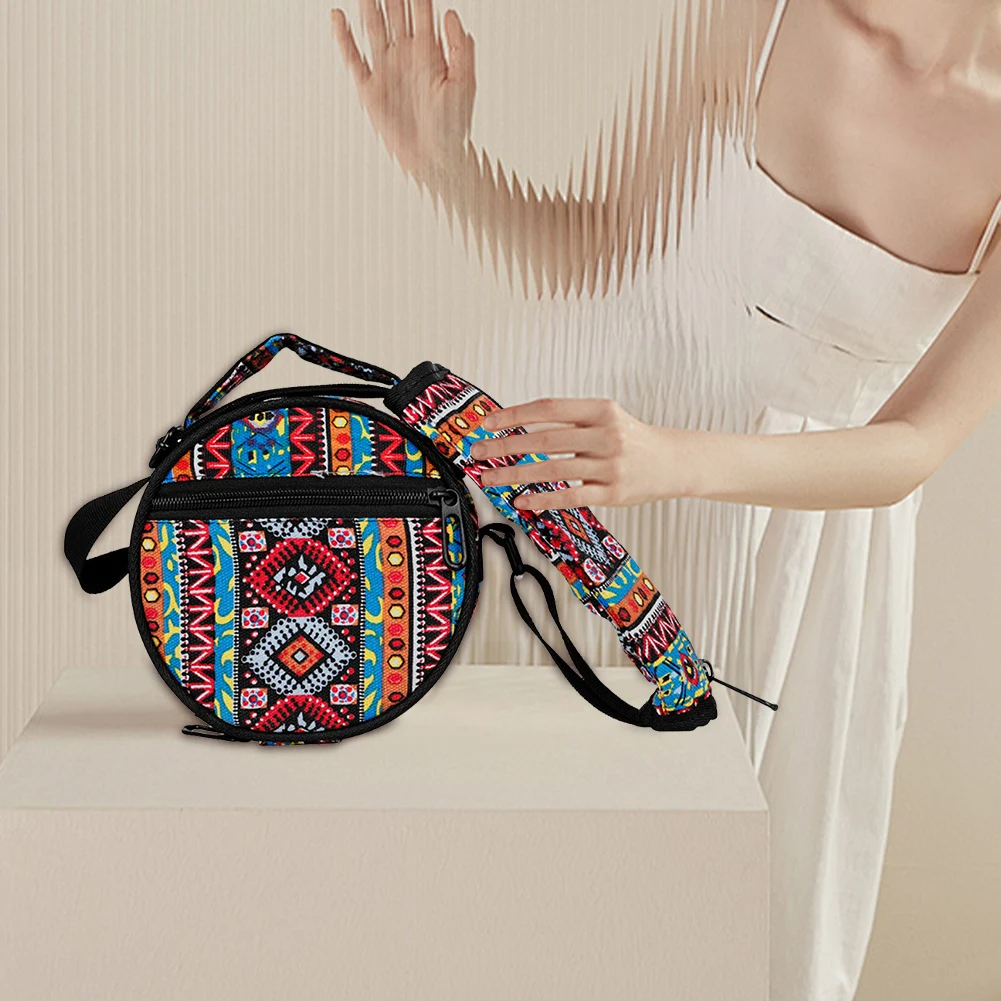 6.5 Inch Steel Tongue Drum Bag with Shoulder Strap Handpan Drum Carry Bag Sanskrit Drum Bag Carrier Bags for Drum Protection