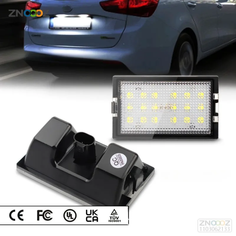 2 Luci Targa Pc Led Lampada Targa Posteriore Per Land Rover Discovery 3 05-09 Discovery 4 Freelander 2 Range Rover Sport