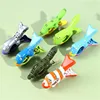 1PCS Plastic Animal Fish, Crocodile Slippers Towel Wind Clips Sun Lounger Beach Sunbed Cute Pegs Pool Towel Clips Clothespin 5