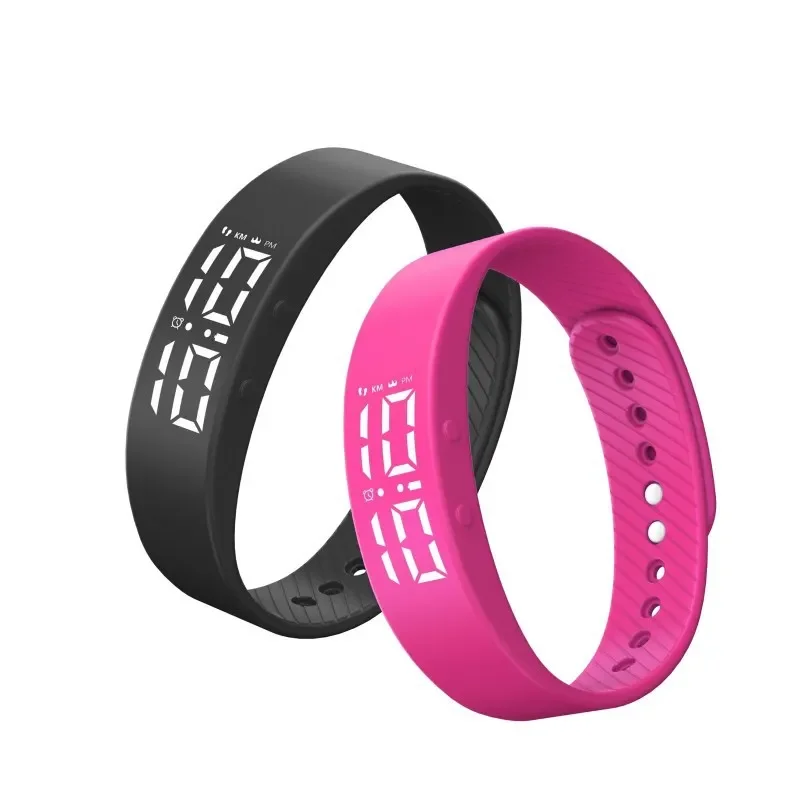 

T5S sports bracelet smart bracelet upgraded version with vibrating alarm clock male and female running step counting bracelet