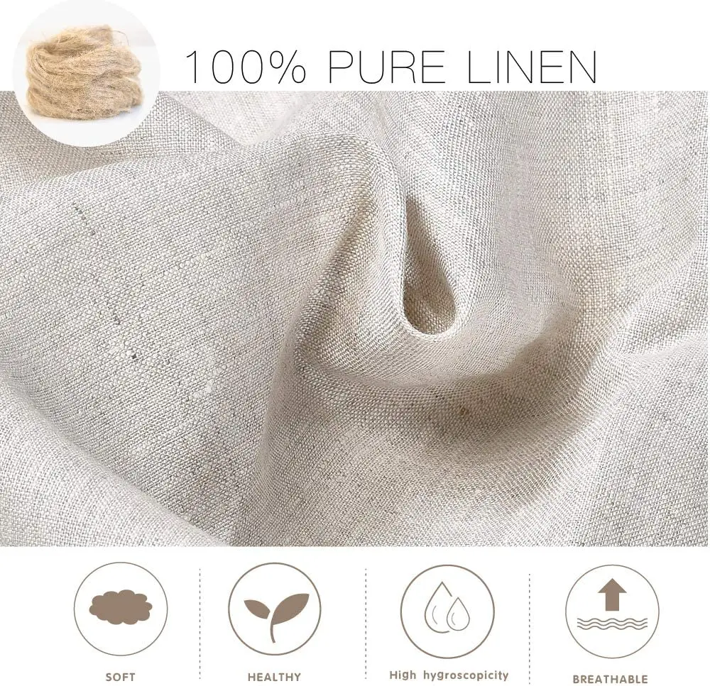 Simple&Opulence Linen serving Napkins 4PCS Reusable Washable wedding decoration Birthday party Table napkin 18 x 18 inch