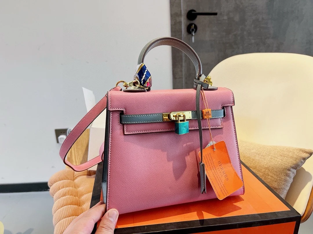Hermes style copy1:1 new models palm grain leather Kelly bag