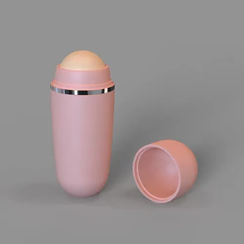Rodillo absorbente de aceite facial, piedra volcánica, removedor de imperfecciones, rodillo para eliminar la grasa de la zona T, bola para el rostro que cambia de color de verano