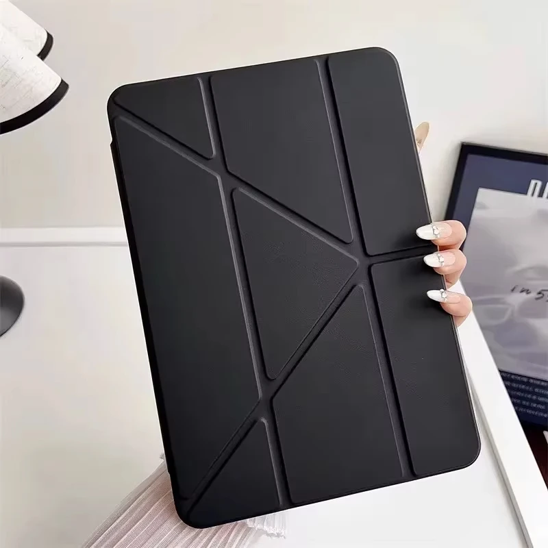 Clear Back Stand Tablet Case with Adjustable Viewing Angles and Enhanced Durability