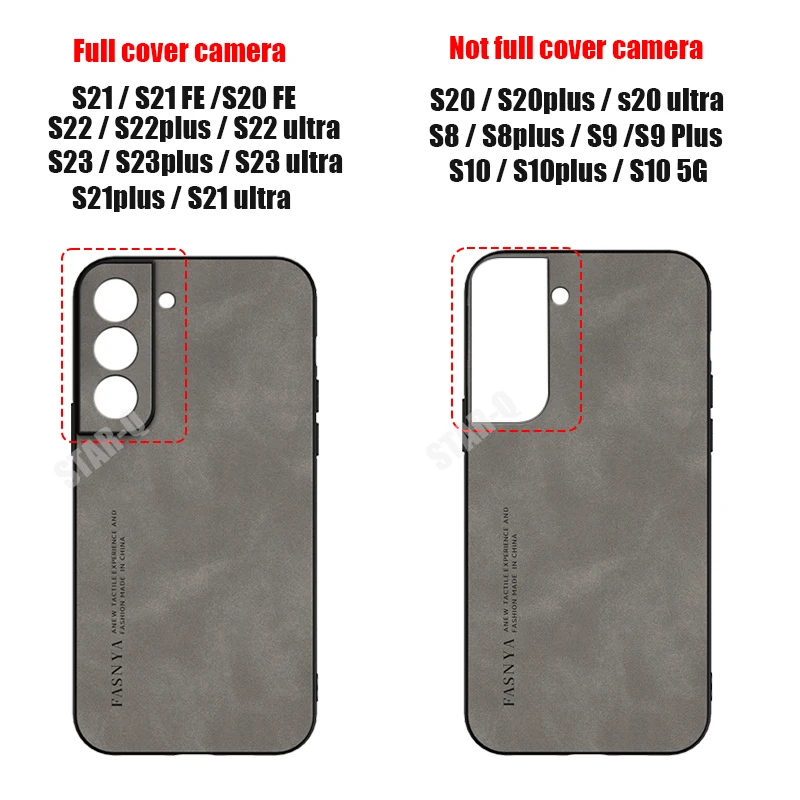 Luxury Sheepskin Leather Case - Retro Back Cover