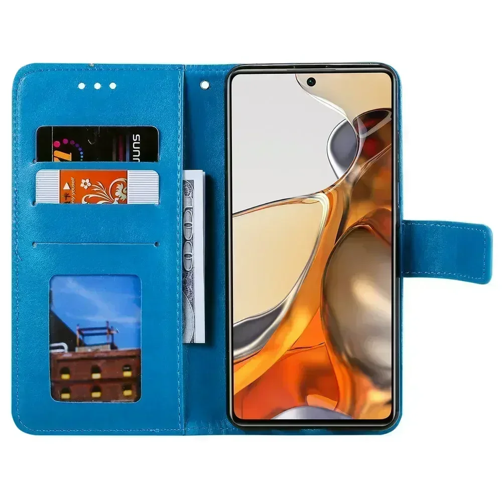Magnetic Leather Flip Wallet Cover Case
