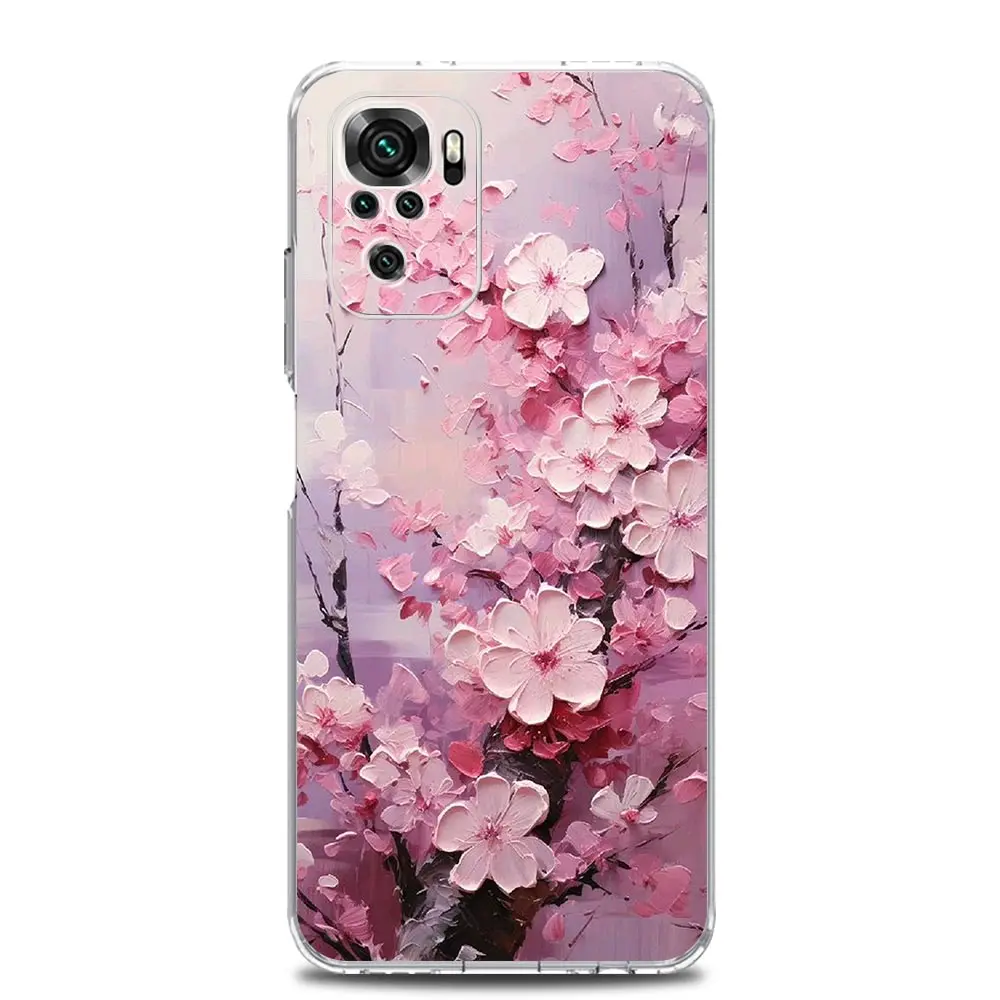 Cherry Blossom Tree Clear Phone Case Cover