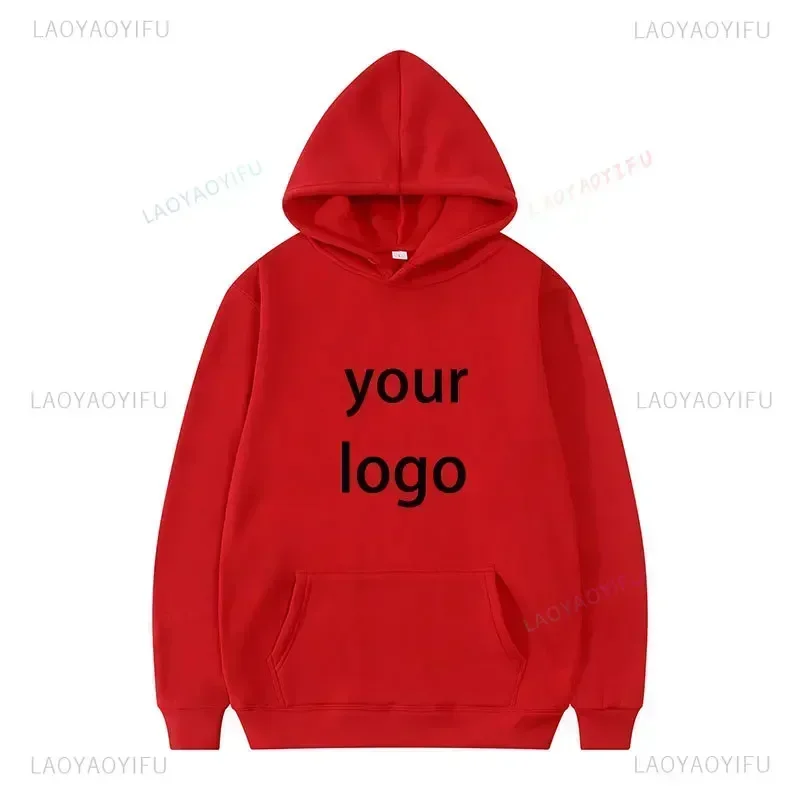 2024 Student Casual Custom Printed Text DIY Hoodie Customized Logo Personalized Hoody Custom Hoodies Text Logo Sweatshirt 6