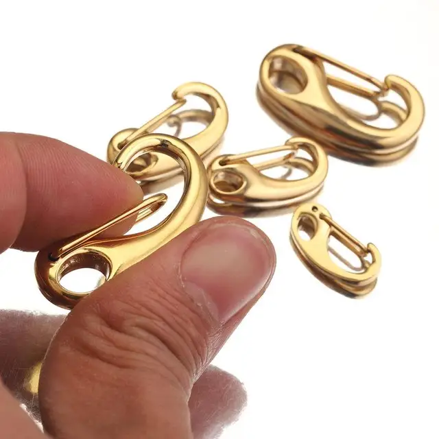 2pcs Stainless Steel Gold S-type Buckle Snap Hook Carabiner For Necklaces  Bracelet Jewelry Making Connector DIY Jewelry Findings - AliExpress