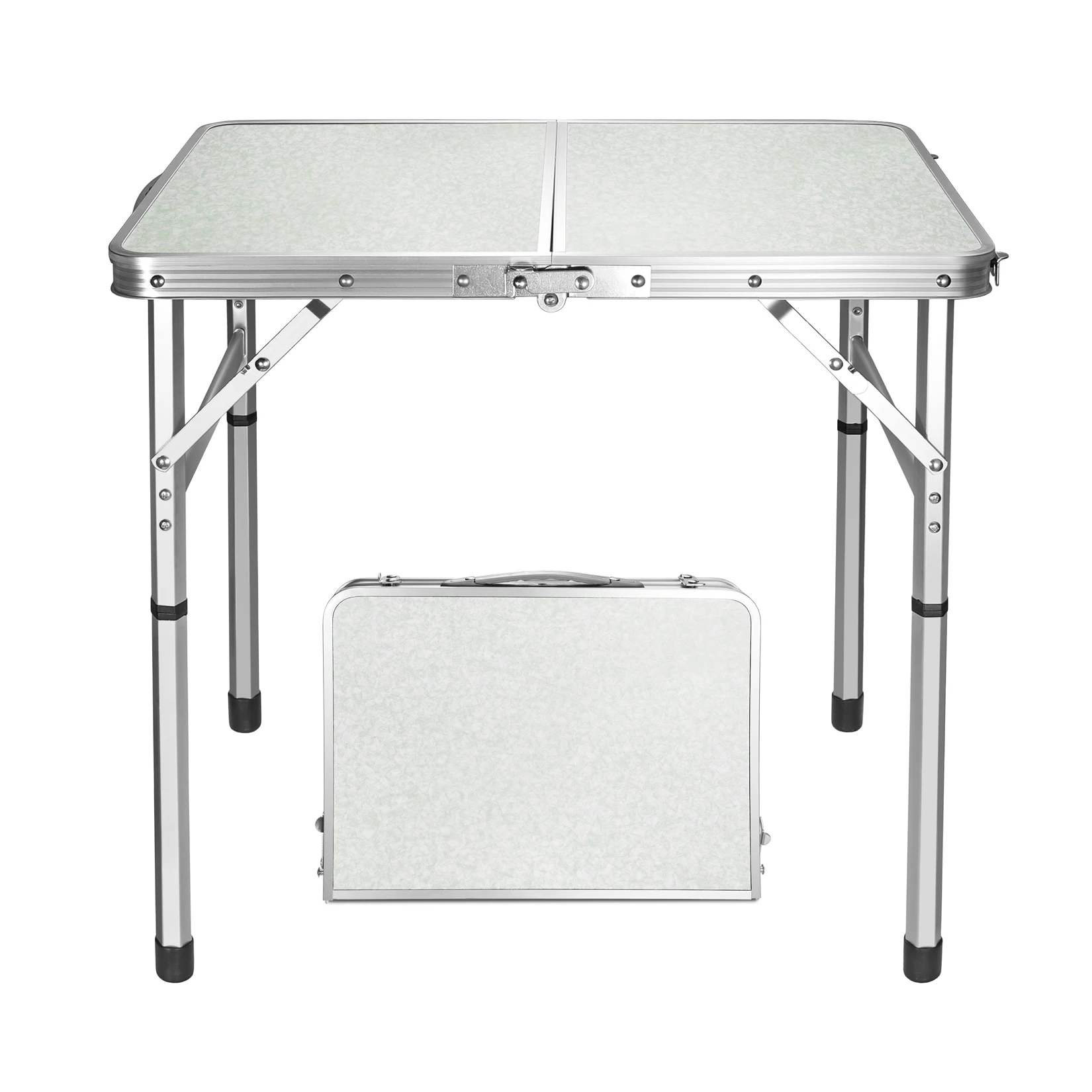 

Foldable Portable Table Outdoor FurnitureForPicnic Camping Equipment Computer Bed Ultra Light Folding Aluminum Alloy Desk