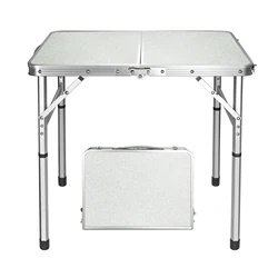 Foldable Portable Table Outdoor FurnitureForPicnic Camping Equipment Computer Bed Ultra Light Folding Aluminum Alloy Desk