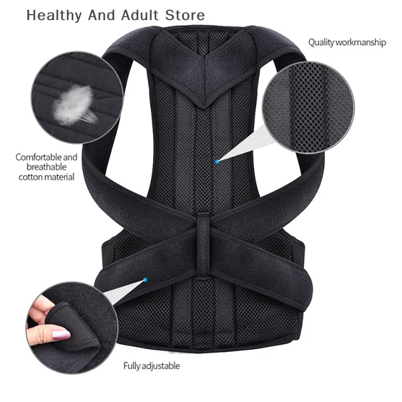 Posture Corrector for Men and Women Back Posture Brace Clavicle Support Stop Slouching and Hunching Adjustable Back Trainer - Image 5
