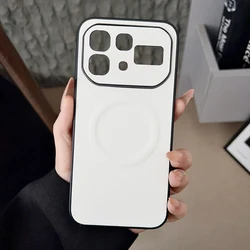 ELVE Magnetic PU Leather Diamond Pattern Anti - Fall Phone Case with Metal Lens Frame for Infinix Note 60 (White)