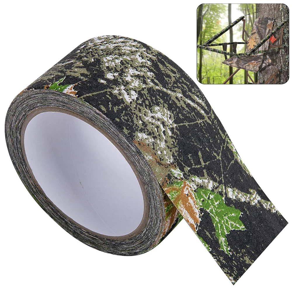 Camo Adhesive Tape For Rifle Gun Wrap - 5cm X 10m, Camouflage Netting Style