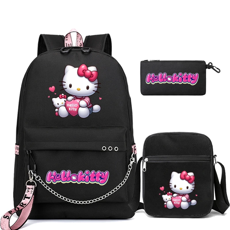 

3 шт./набор, женский рюкзак «Hello Kitty»
