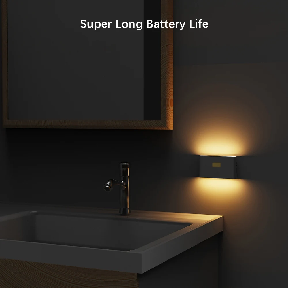 Motion Sensor Smart Led Night Light, Square Lens Eye Protection Bedside Lamp,For Wardrobe,Living Room,Bedroom,Staircase,Lighting 4